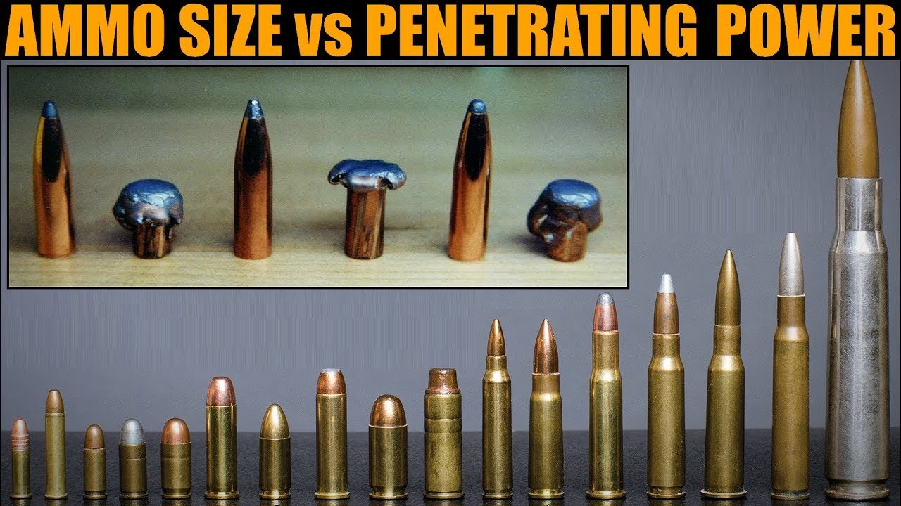 Questioned: Penetrating Power Of 9mm, .45 ACP, 5.45mm 5.56mm, 7.62 & 12...