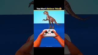 How Movies Make Realistic Dinosaurs... #shortsvideo