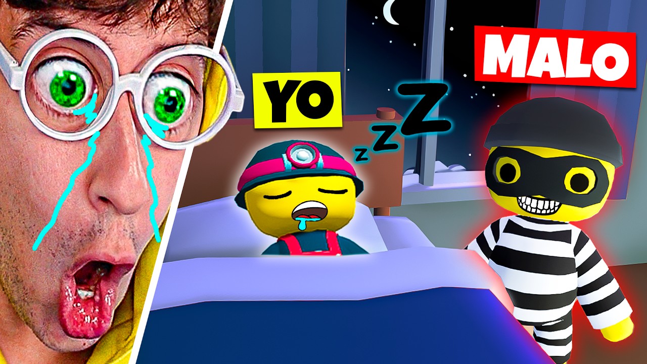 Entran a Robar en Casa 👿😱!! (mientras dormimos 😭) - Wobbly Life #220