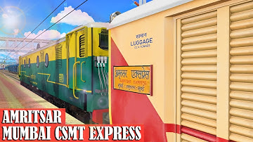 11058 AMRITSAR-CSMT EXPRESS | ITARSI | INDIAN RAILWAYS | MSTS | Train Simulator