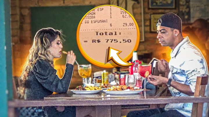 Levei a MINA num restaurante CARO e deixei a CONTA pra ela PAGAR