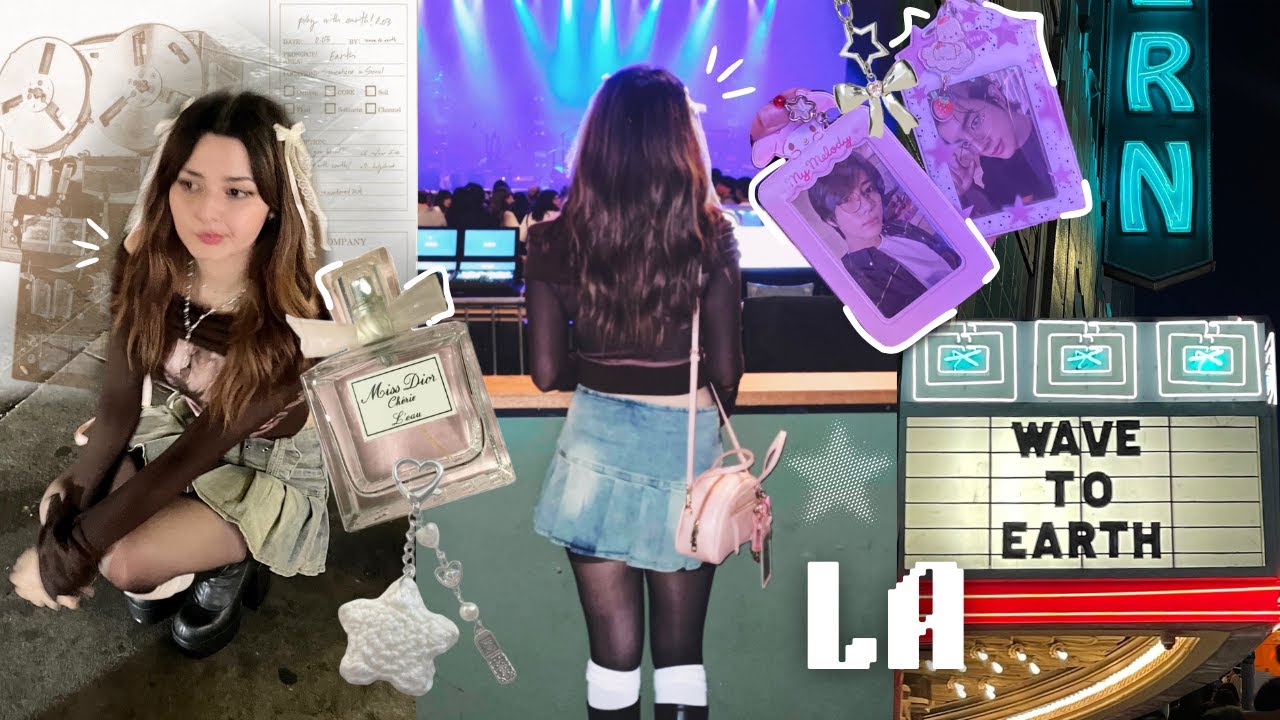 WAVE 2 EARTH LA CONCERT VLOG (GRWM)