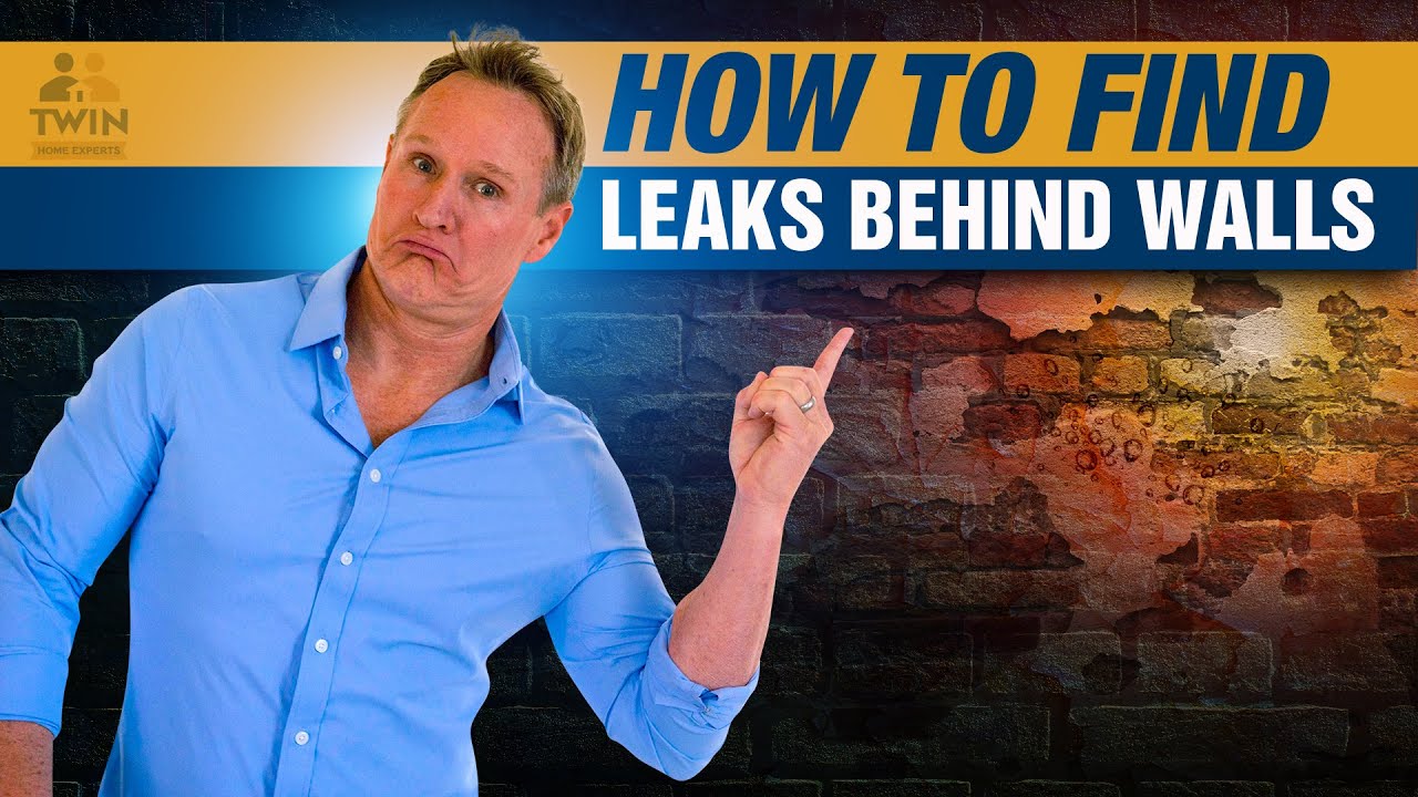 How to find RAIN water leaks behind your walls.