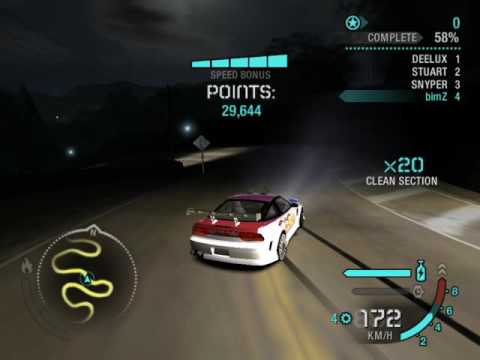 Need For Speed Carbon Drift Nissan 240SX Devil S Creek Pass 