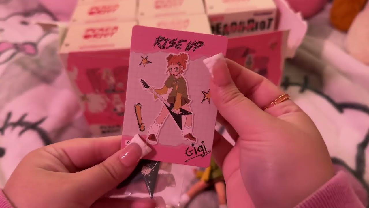 ASMR 𓏲𑁘  Peach Riot Blindbox Unboxing (rise up series) 