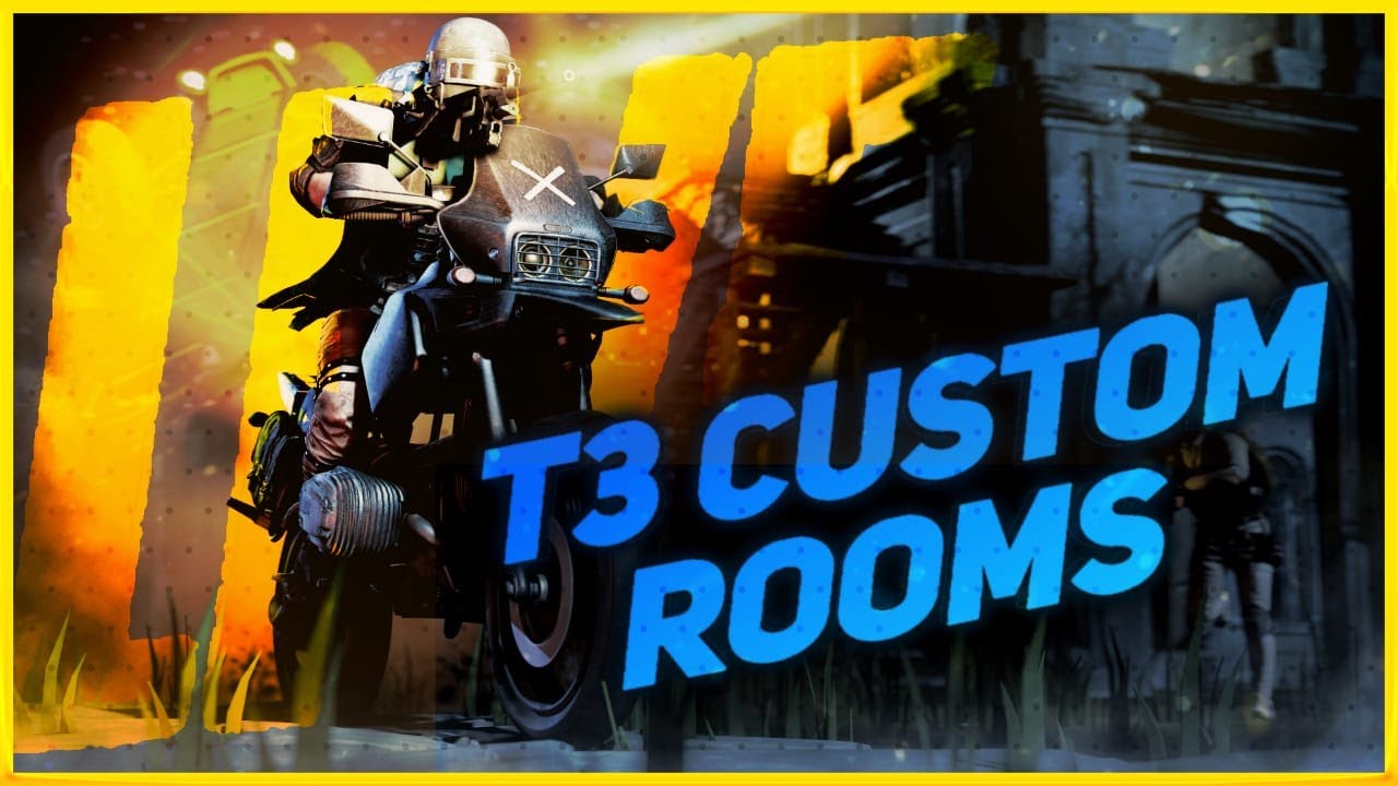 🛑  T3 CUSTOMS PUBG LIVE |🛑