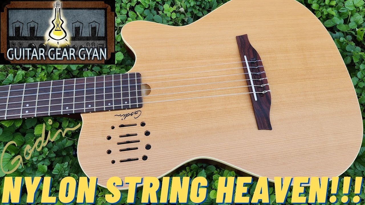 Godin Multiac Nylon Encore Natural SG Acoustic-Electric Guitar 