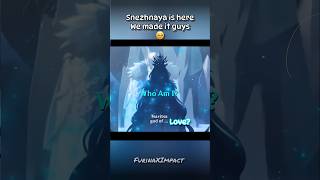 The wait is over Snehznaya is Finally here ! #genshinimpact #tsaritsa #cryo #furina #genshin #snow