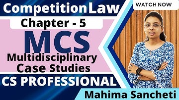 Multidisciplinary Case Studies | MCS CS Professional MDCS CS Prof.#csprofessional #youtube #csexams