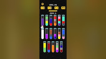 Color water sort 3D level 616