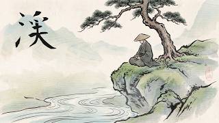 Ukei 雨渓 🌧️ Rain over the Mountain Stream | Japanese Watercolor Zen Ambient for Deep Focus [8 Hours]