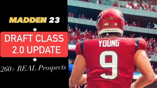 Madden 23 Best NFL Draft Class 2.0 🏈 PS5 #madden23 #nfl #reelsportstv