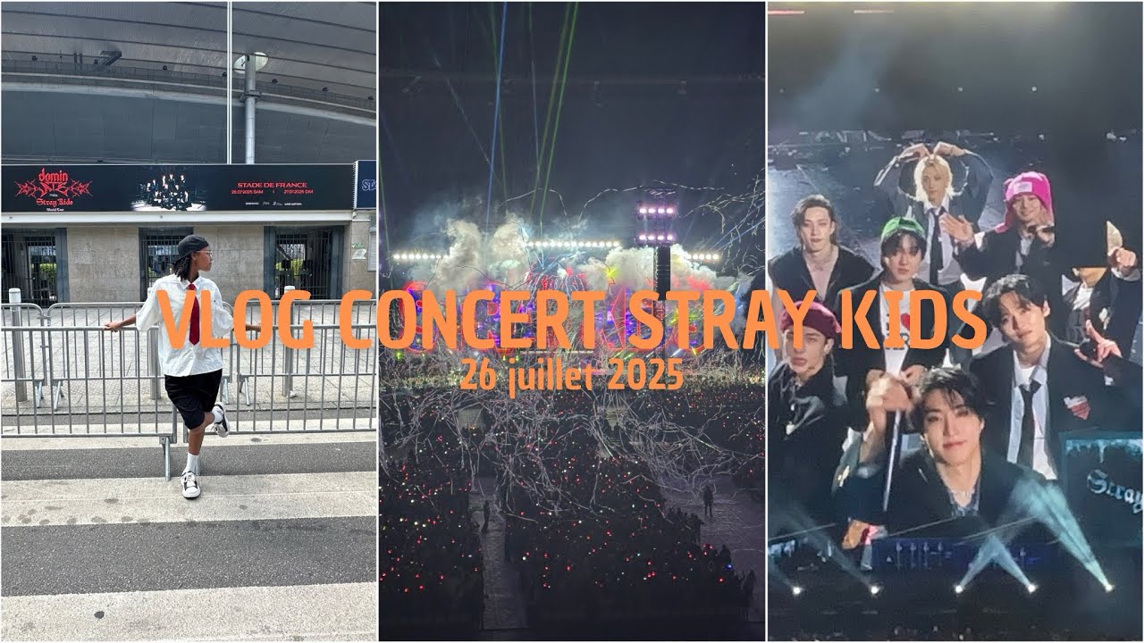 VLOG DU CONCERT DE STRAY KIDS (Paris jour 1) #straykids #concert #paris #stadedefrance #music 