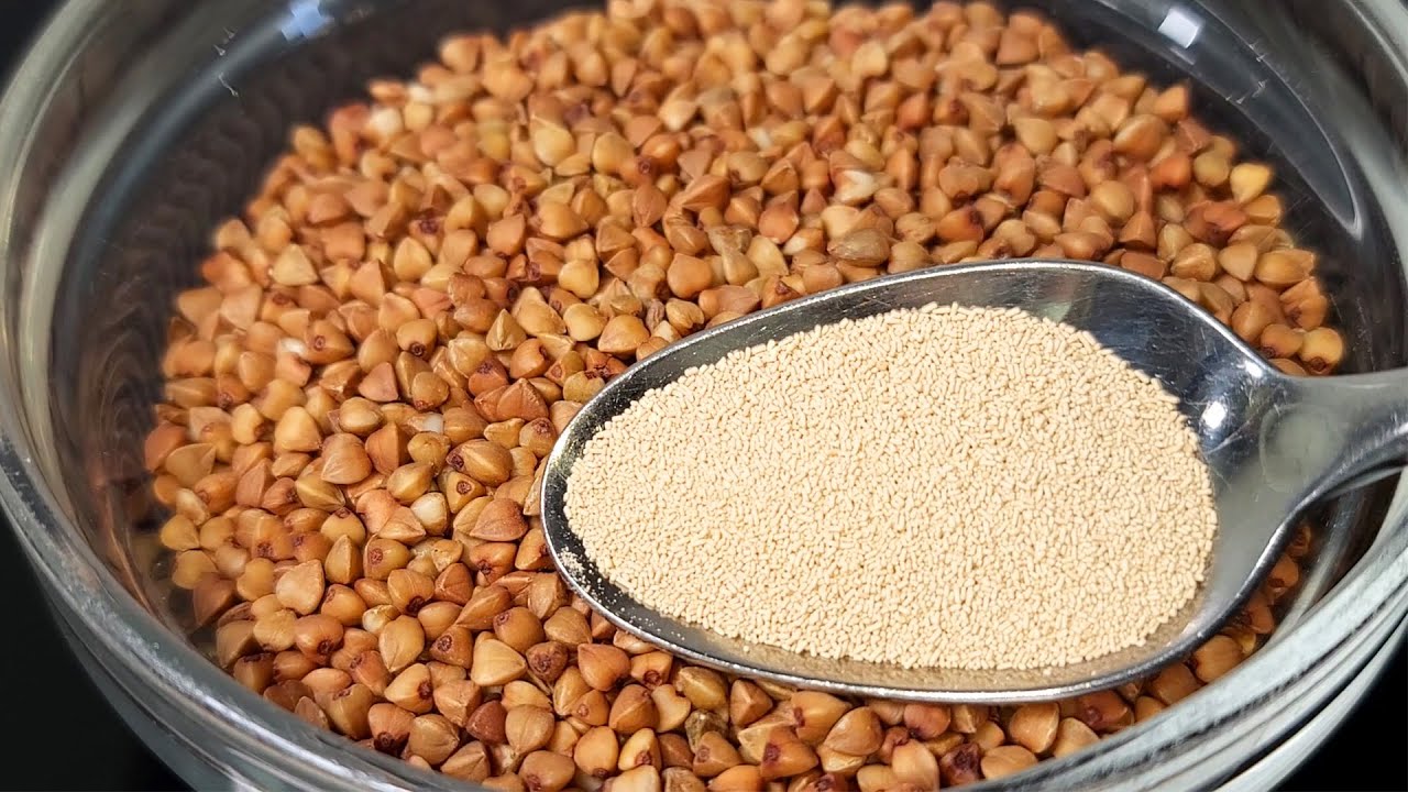 Смешайте Дрожжи с Гречкой, вы будете в восторге!❗ Давно забытый РЕЦЕПТ!