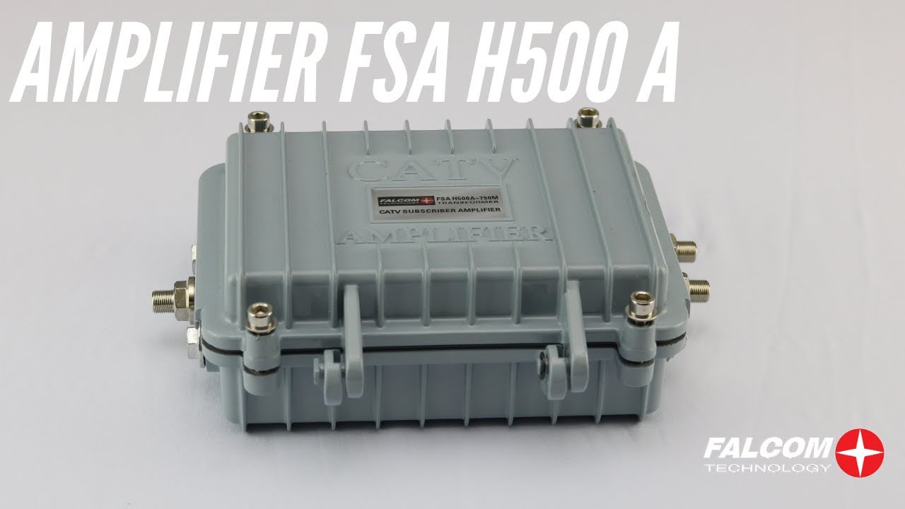 Alat penguat sinyal tv kabel | Amplifier/booster FSA H500 A | Falcom ...