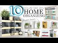 10 High End Farmhouse Dollar Tree Organization | 10 on Tuesday | Dollar Home Organization