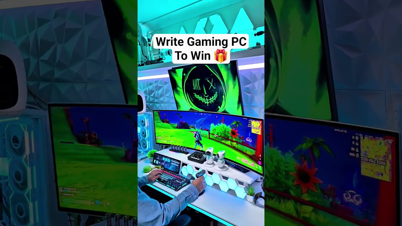 ⁣Gamers Biggest Gaming Room Setup 😱 🎮 Gaming PC #ps5 #gaming #gamingcommunity #shorts #xboxseriesx