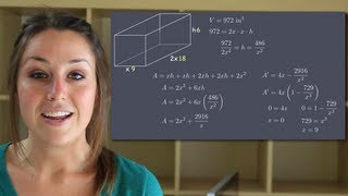 Optimization - Calculus (KristaKingMath)