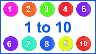 Learn Numbers From 1 To 10 | 12345 Number Learning Kids Video | 123 Number Names | 1234 Numbers Song