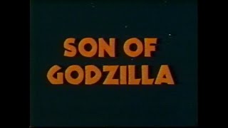 Beech Video/Production Son of Godzilla VHS open