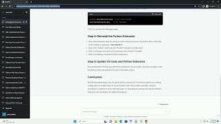 Python debugging does not start in VS Code The Python path in your debug configuration is invalid