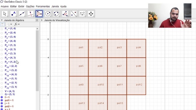 Jogo das cores – GeoGebra