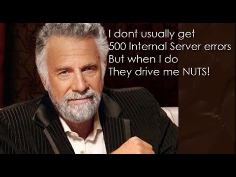 500 INTERNAL SERVER ERRORS IN WORDPRESS DRIVING YOU NUTS