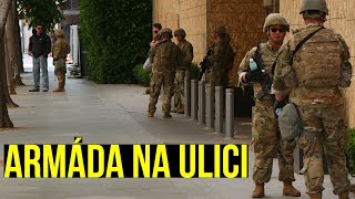 Následky extrémního rabování v Santa Monice | Armáda poprvé v ulicích