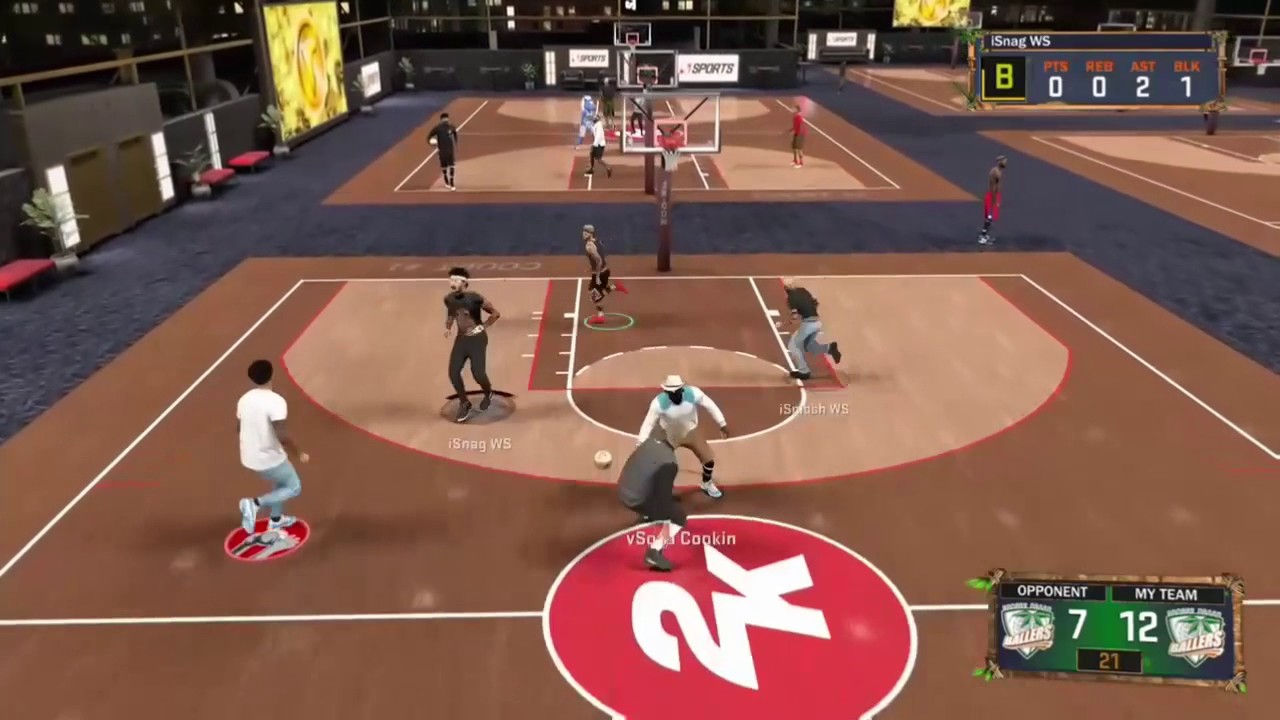 GAMEPLAY AGAINST ANTCOOKIN AT HIGHROLLERS!!🔥🔥  NBA2K17