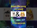 Guess the song by emoji in 10 second. Music quiz №28