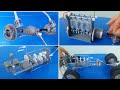 4 Amazing Idea with PVC - Model Gearbox, Engine from PVC