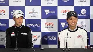 Min Woo Lee & Minjee Lee Preview Press Conference 2022 ISPS HANDA Australian Open