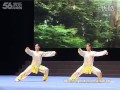2014年全国武术套路锦标赛太极拳赛 女子双人陈式太极拳第一名
