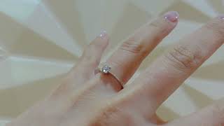 Vídeo: Anillo Compromiso Katherine Oro Blanco (18kt) con Diamante 0.10-0.50ct