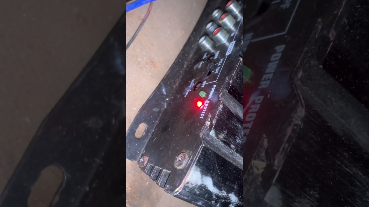 Help!!! Car amplifier just flashing in and out of protection mode.