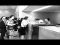 Civilians purchase lottery tickets at the Chase Manhattan Bank after legalization...HD Stock Footage