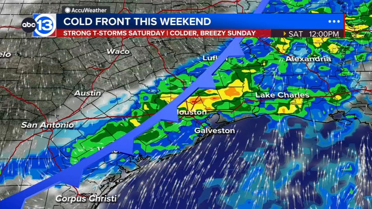 Big temp swings and storms possible this weekend - YouTube