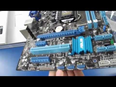 Материнская плата ASUS P8H77-M LE | unboxing