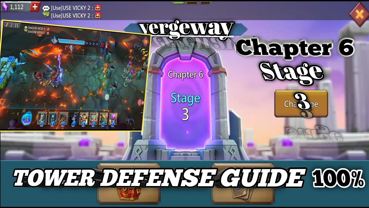 Lords Mobile: Vergeway Chapter 6 Stage 3.             OATH KEEPER
