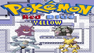 Pokemon Red/Blue/Yellow How to catch Gengar-Golem-Machamp-Alakazam