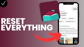 How to reset everything in Libby?