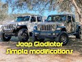 Jeep Gladiator Modifications simple to start and get your Jeep Gladiator and JL going!