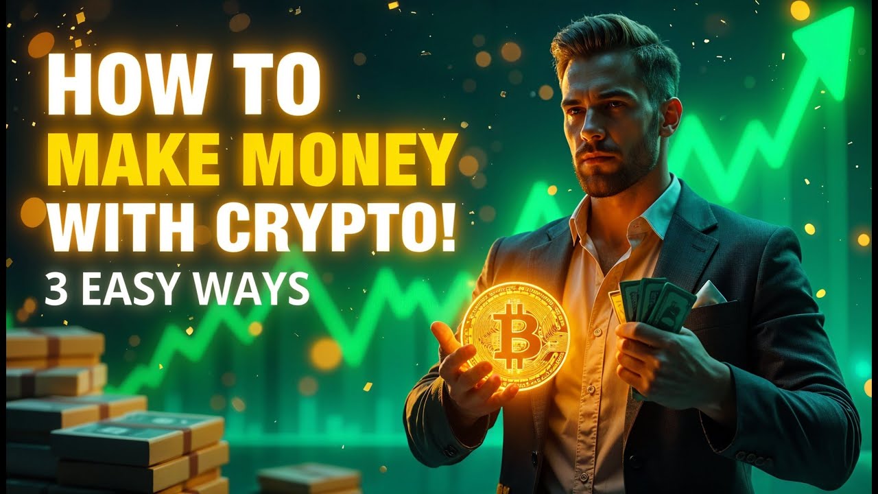 How to Make Money with Crypto |  3 Easy Ways to Earn in 2025!