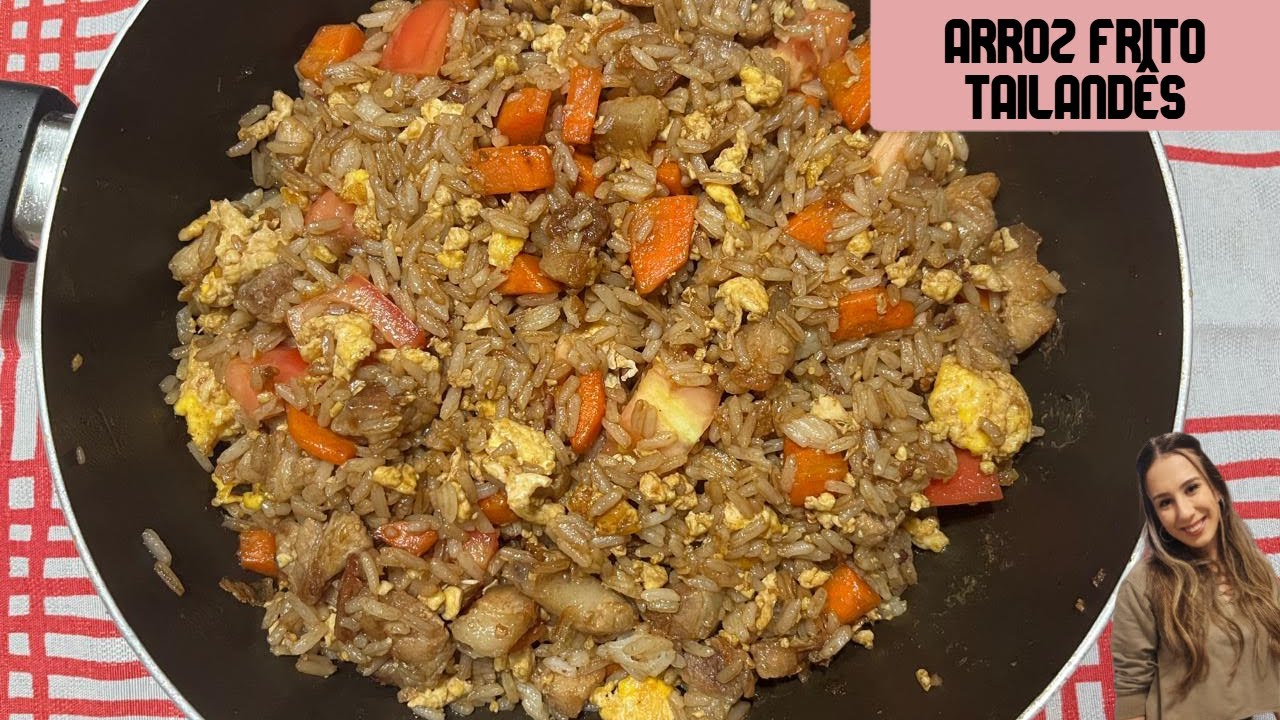 Arroz Frito Tailandês Caseiro: Uma Explosão de Sabores (Episódio 2)🍚