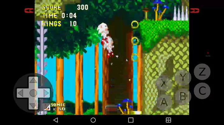 White Sonic in Sonic and Knuckles Speedrun (Mushroom zone 1) 41 seconds WR