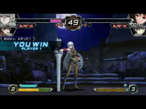 Dengeki Bunko FIGHTING CLIMAX! - Selvaria (Playable) and Alicia (Support) Gameplay