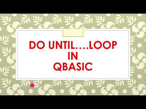 Do until loop in Qbasic