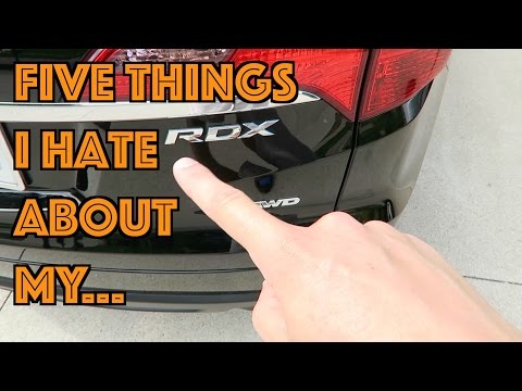 मेरे Acura RDX के बारे में पाँच बातें जो मुझे नापसंद हैं