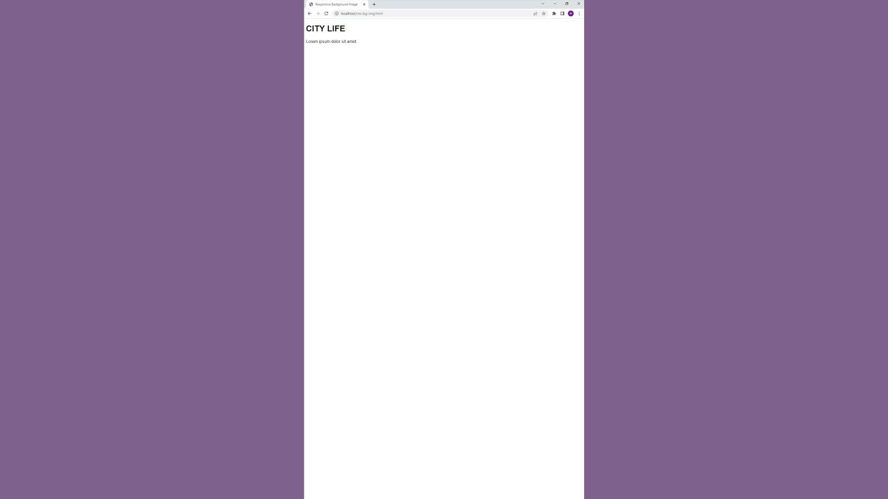 How To Set Background Image In Html Responsive