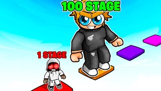 Roblox Obby, But Every STAGE You Get +1 SIZE..